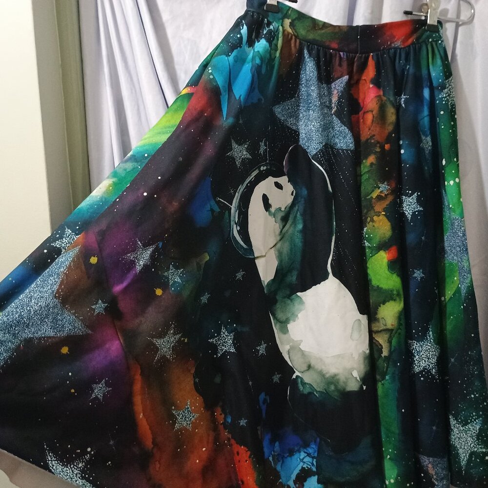 Blackmilk x Lora Zombie Collecting Stardust Midi Skirt - NWT